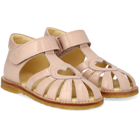 Angulus Rosebud Beginner Heart Sandal with Velcro Closure