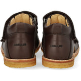 Angulus Dark Brown Beginner Sandal Med Velcro Closure