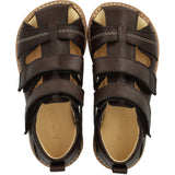 Angulus Dark Brown Beginner Sandal Med Velcro Closure