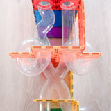 Connetix Rainbow Ball Run Expansion Pack 66 Pieces