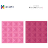 Connetix Pastel Pink & Berry Base Plate 2 Pieces