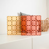 Connetix Pastel Lemon & Peach Base Plate 2 Pieces