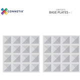 Connetix Clear Base Plate Pack 2 Pieces