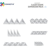 Connetix Clear Shape Expansion Pack 24 Pieces