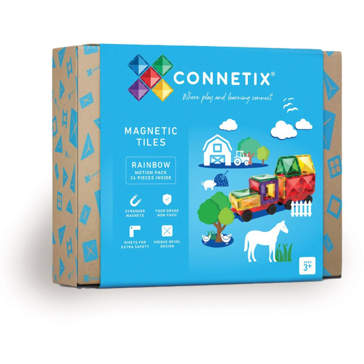 Connetix Rainbow Motion Pack 24 Pieces