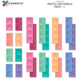 Connetix Pastel Rectangle Pack 24 Pieces