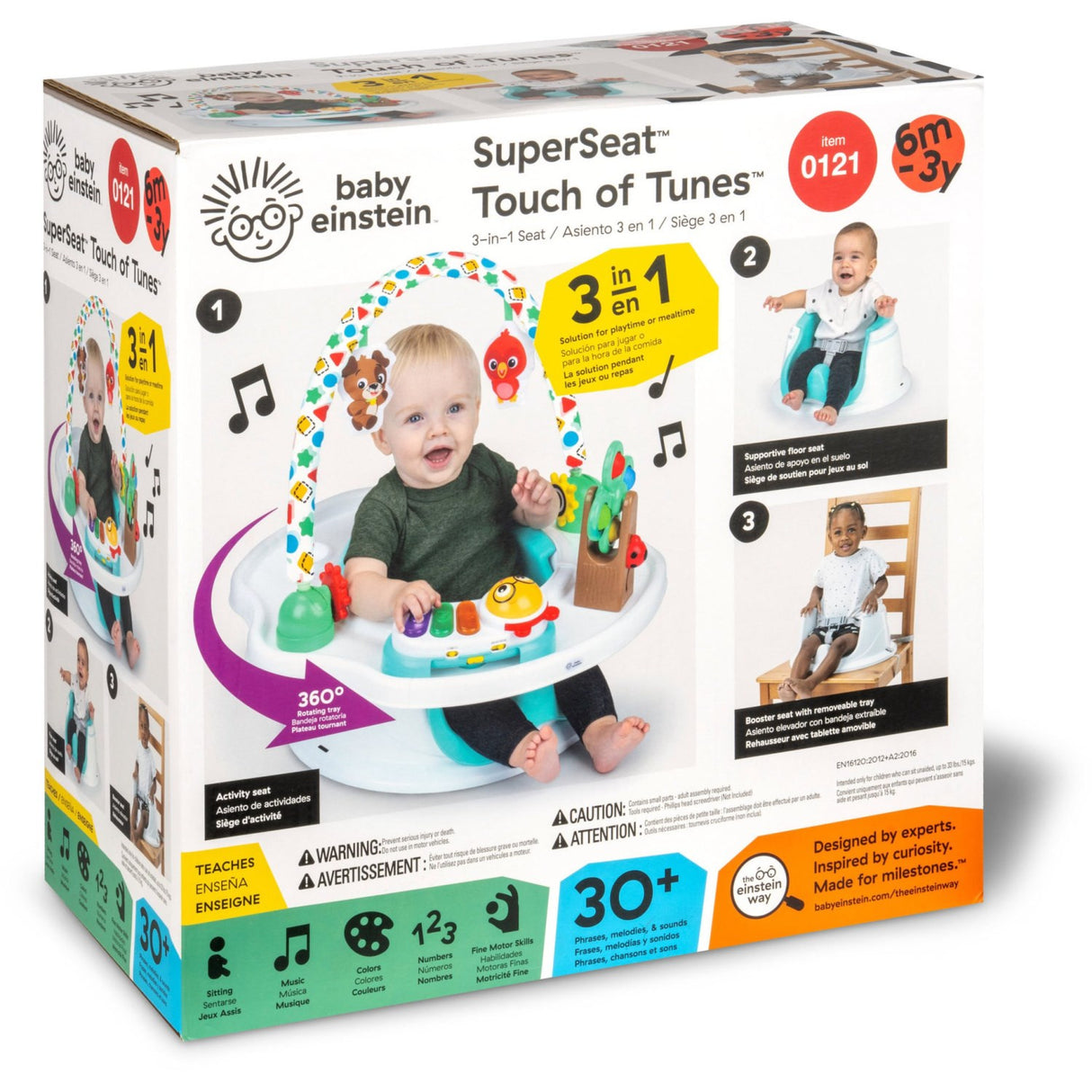 Baby Einstein Superseat™ Touch Of Tunes™ 3-In-1 Seat