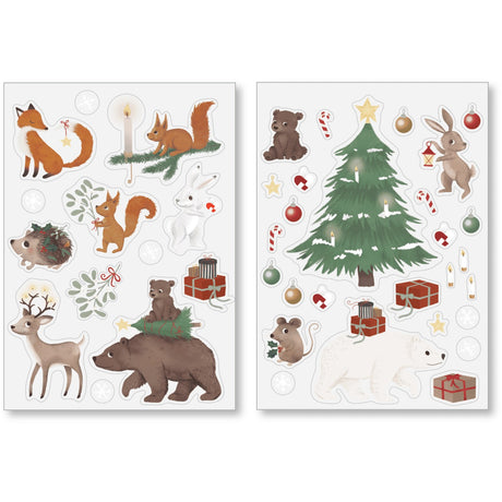 FILIBABBA Forest Friends Window Stickers Wonderful Winter
