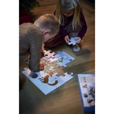 FILIBABBA Forest Friends Puzzle 30 Pieces 45x45 Cm Wonderful Winter