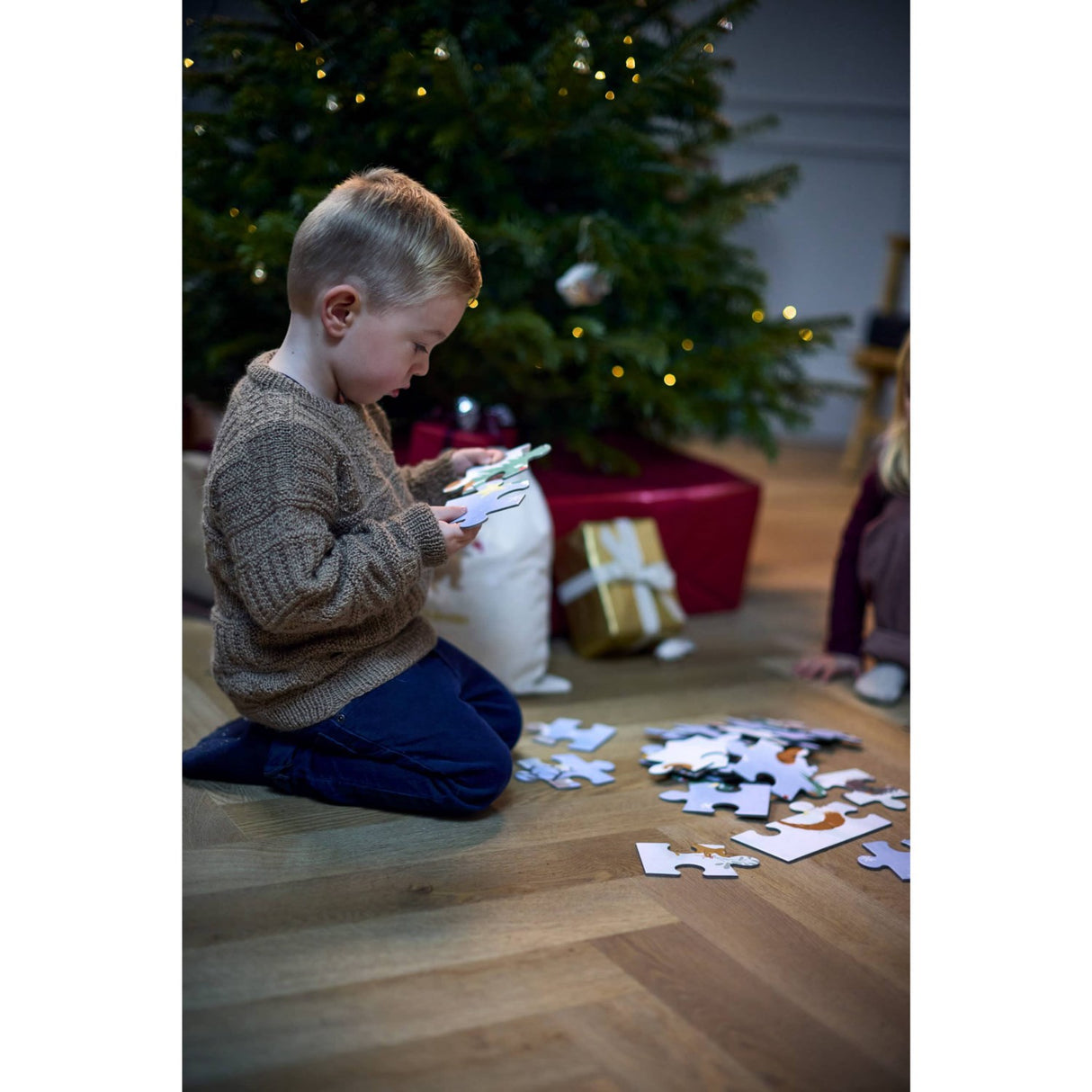 FILIBABBA Forest Friends Puzzle 30 Pieces 45x45 Cm Wonderful Winter