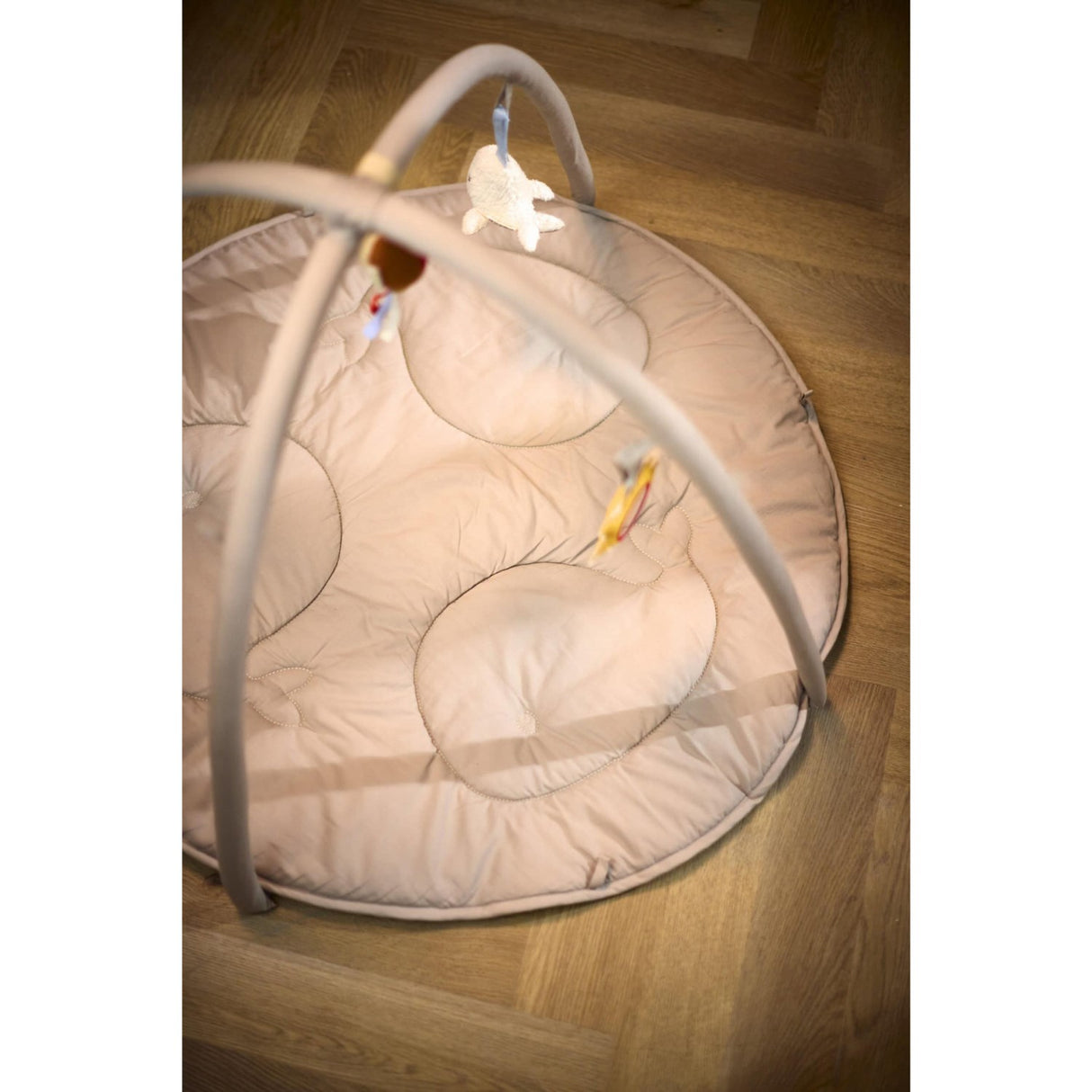 FILIBABBA Beige Fjord Activity Gym Including 3 Sensory Toys