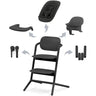 Cybex Stunning Black LEMO 4in1 Set