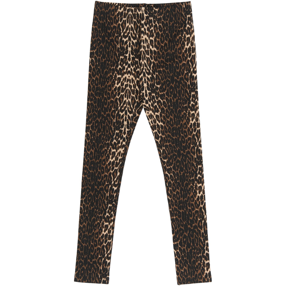 The New Oxford Tan AOP Ellen Rib Leggings