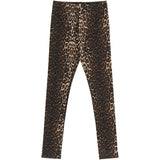 The New Oxford Tan AOP Ellen Rib Leggings