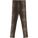 The New Oxford Tan AOP Ellen Rib Leggings