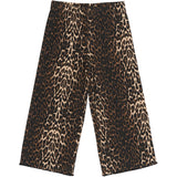 THE NEW Siblings Oxford Tan AOP Ellie Wide Rib Pants