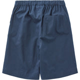 COPENHAGEN COLORS Navy Poplin Shorts W. Drawstring