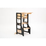 Duck Woodworks Natural High Chair Add-on For Kitchen Tower