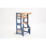 Duck Woodworks Natural High Chair Add-on For Kitchen Tower