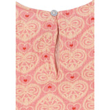 Konges Sløjd Lacy Pink Ava Ss Blouse Gots
