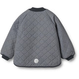 Wheat Ink Stripe Reversible Thermo Jacket Lake