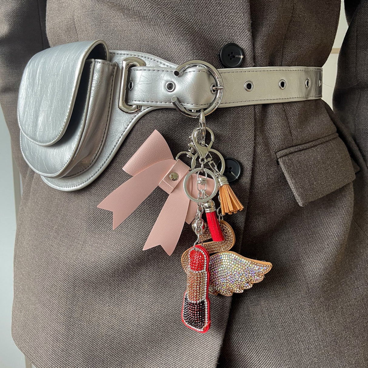 Bow's by Stær Berta Keychain - Pink