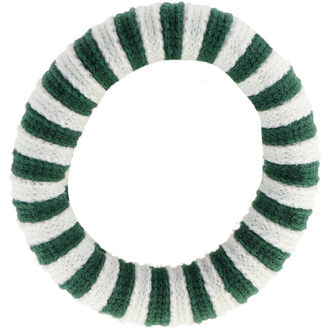 Bow's by Stær Ea Hair Elastic - Bottle Green/Off-White Striped 6-pack