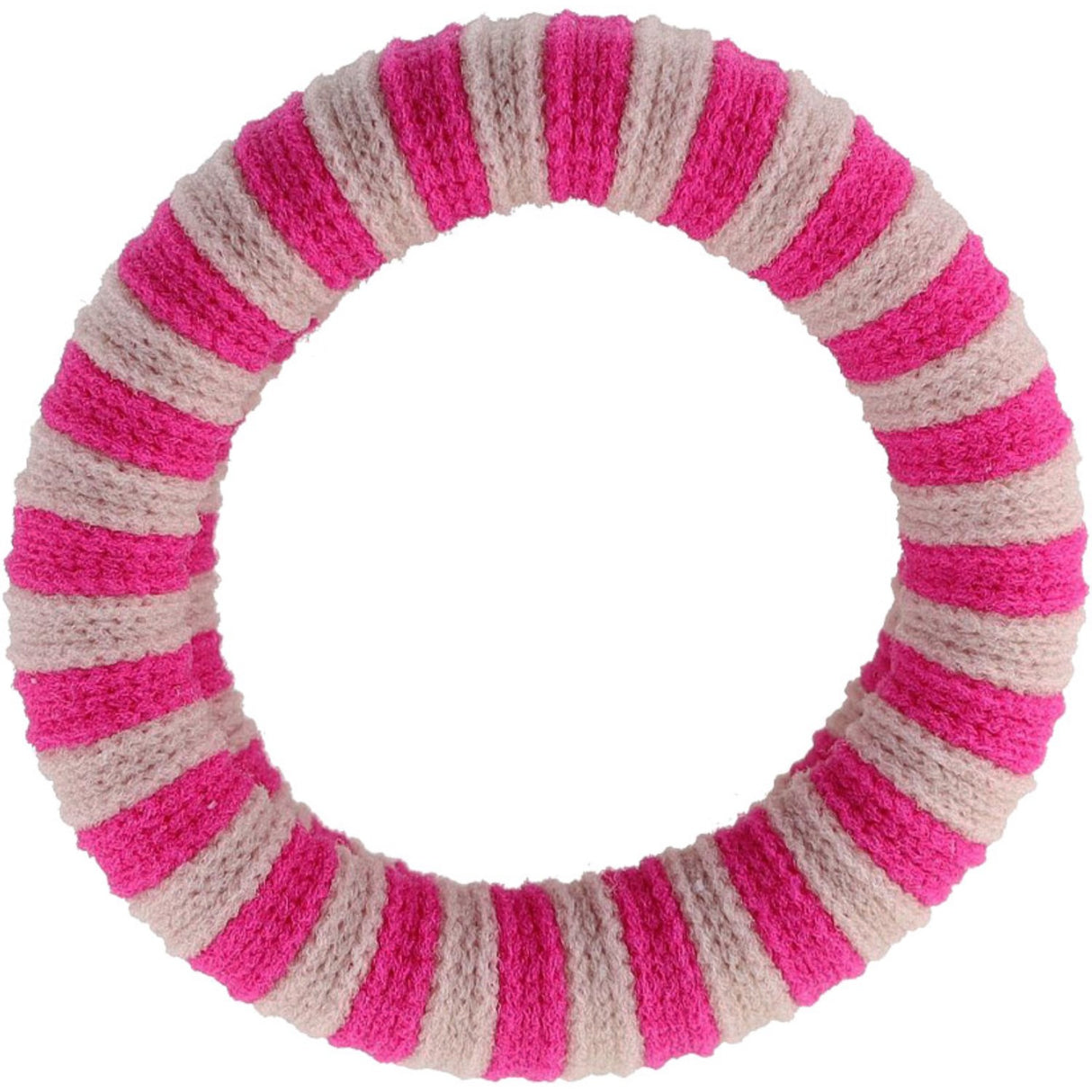 Bow's by Stær Ea Hair Elastic - Pink/Pink Striped 6-pack