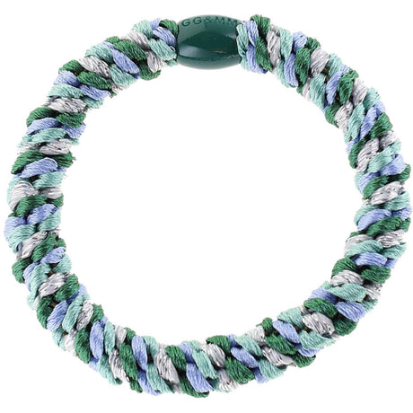 Bow's by Stær Braided Hair Elastic - Multi Blue/Green/Grey Glitter 6-pack