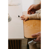 Duck Woodworks Natural High Chair Add-on For Kitchen Tower