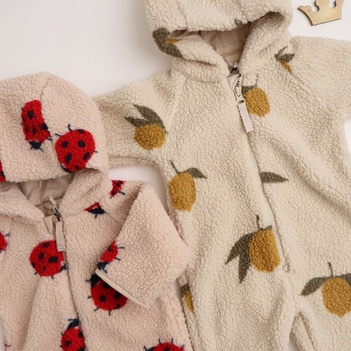 Konges Sløjd Mon Grand Citron Sage Jody Teddy Onesie Grs