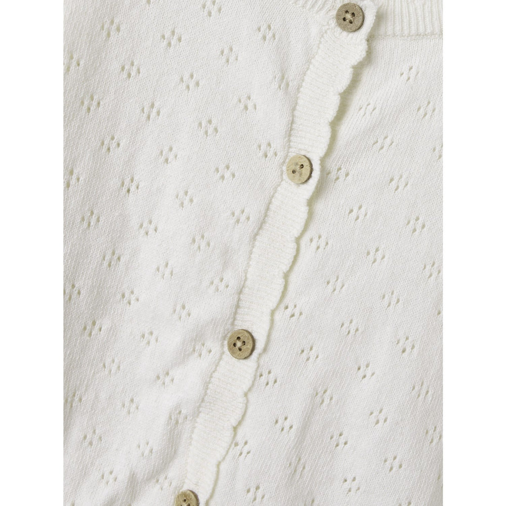 Lil'Atelier Coconut Milk Gliva Ivo Knit Cardigan