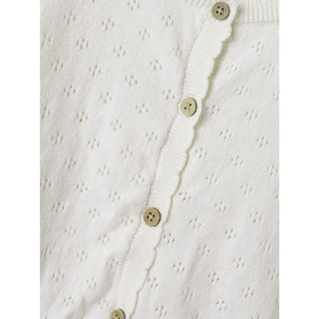 Lil'Atelier Coconut Milk Gliva Ivo Knit Cardigan