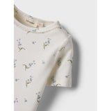 Lil'Atelier Coconut Milk Forget Me Not Gayo Sig Slim T-Shirt