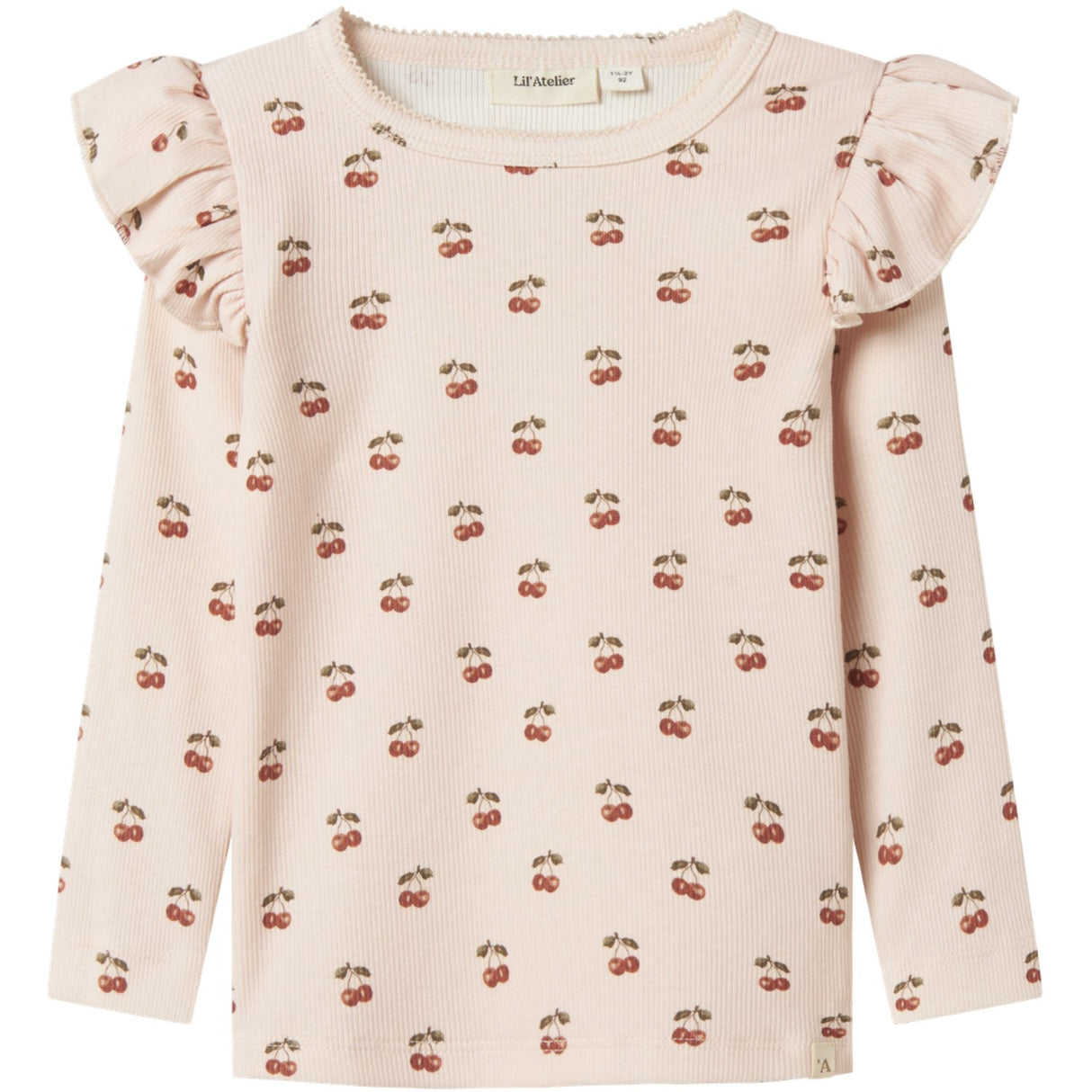 Lil'Atelier Silver Peony Lavo Eve Slim Blouse