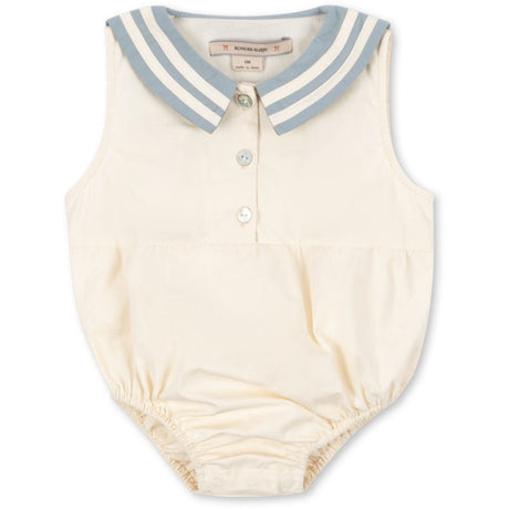 Konges Sløjd Ashley Blue Celebration Sailor Romper GOTS