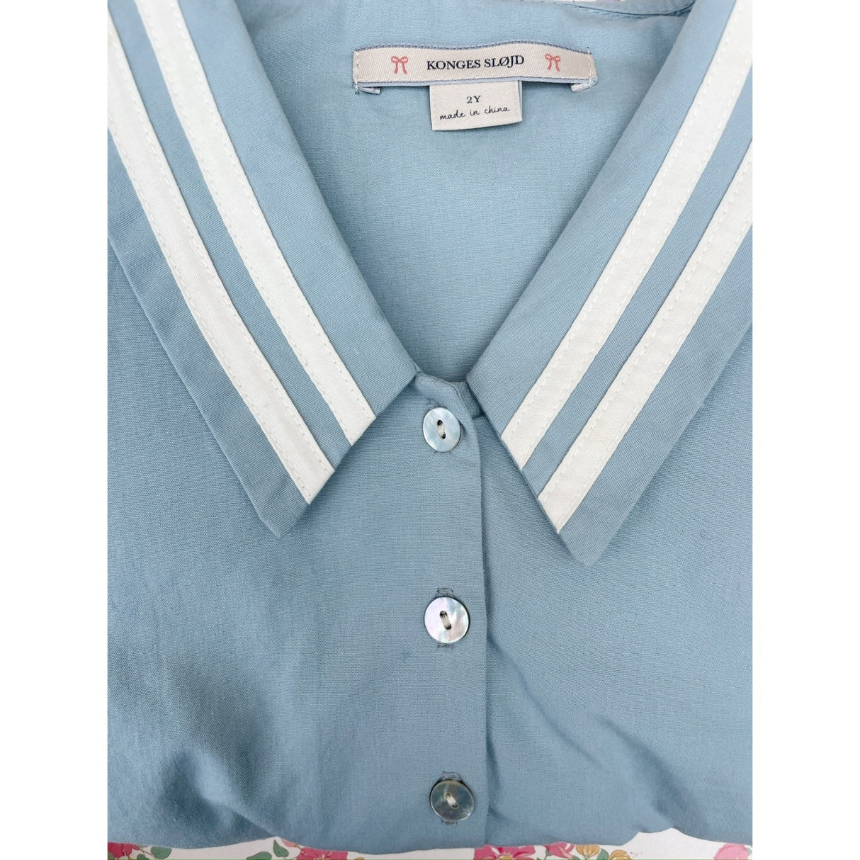 Konges Sløjd Ashley Blue Celebration Allie Sailor Dress GOTS