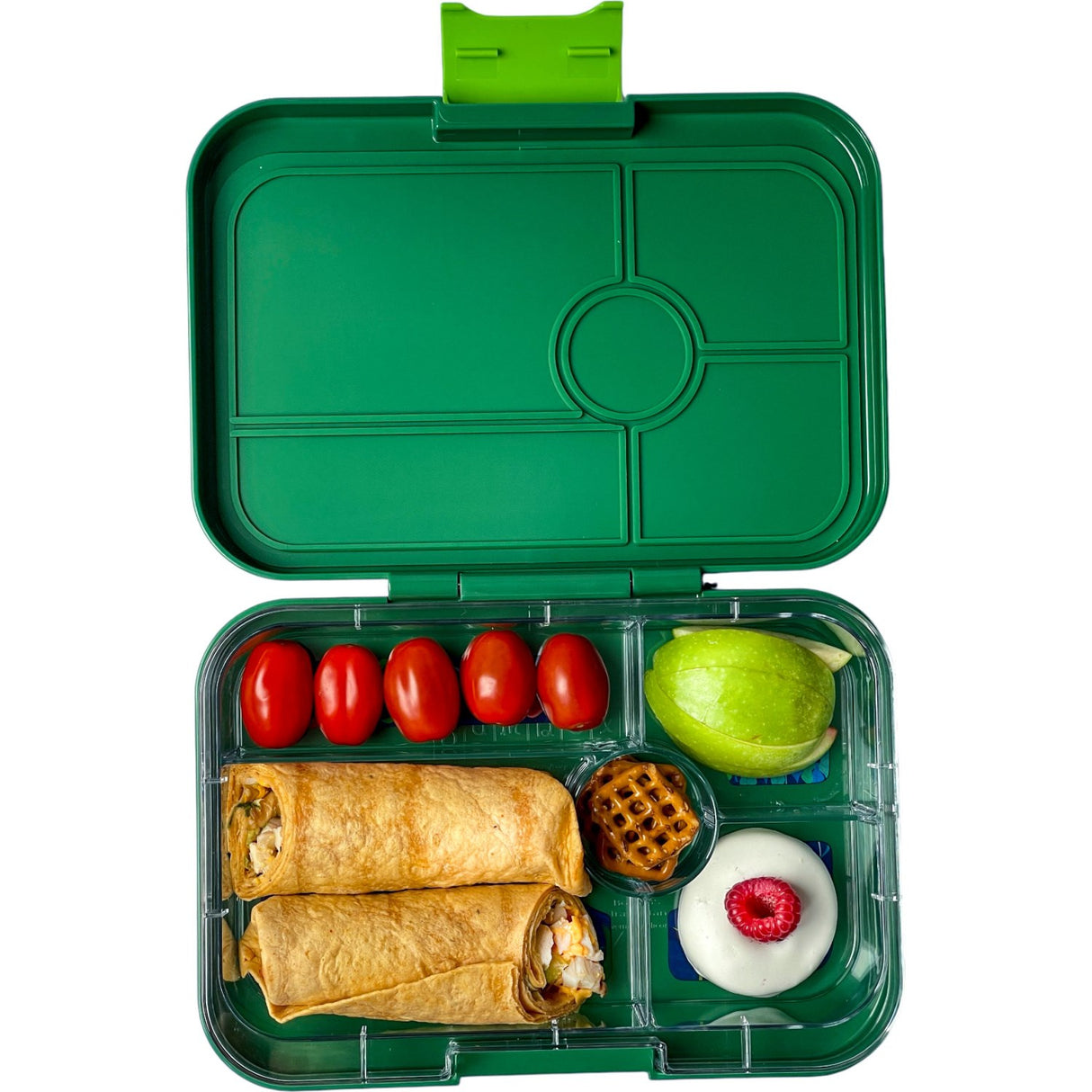 Yumbox Palm Green / Jungle Tray Leakproof Tapas XL 5 Bento Lunch Box