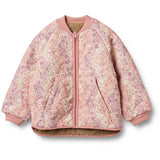 Wheat Lilac Flower Rainbow Reversible Thermo Jacket Lake