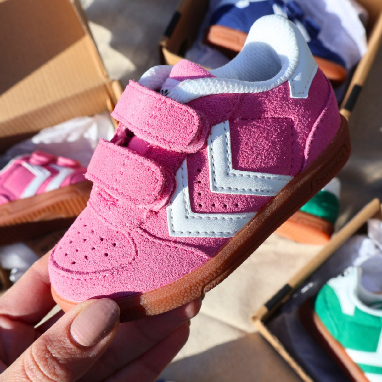 Hummel Prism Pink Victory Suede Ii Infant Sneakers