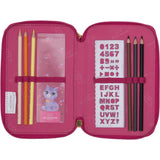 Beckmann Cherry Tre-lags Pencil Case M/Indhold