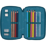 Beckmann Jungle Game Tre-lags Pencil Case M/Indhold