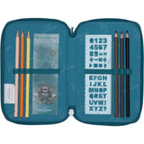 Beckmann Jungle Game Tre-lags Pencil Case M/Indhold