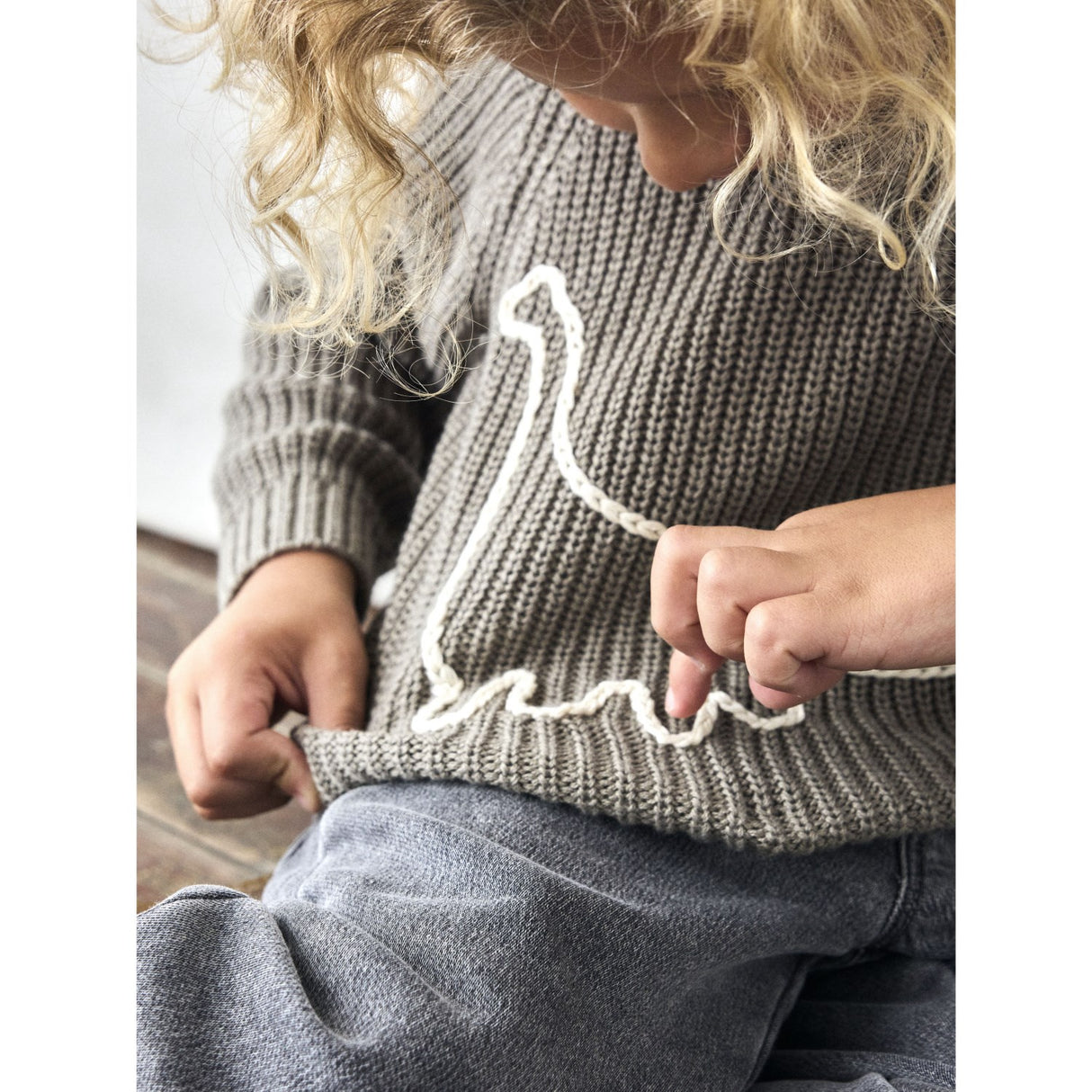 Lil'Atelier Overland Trek Emlen Emb Knit