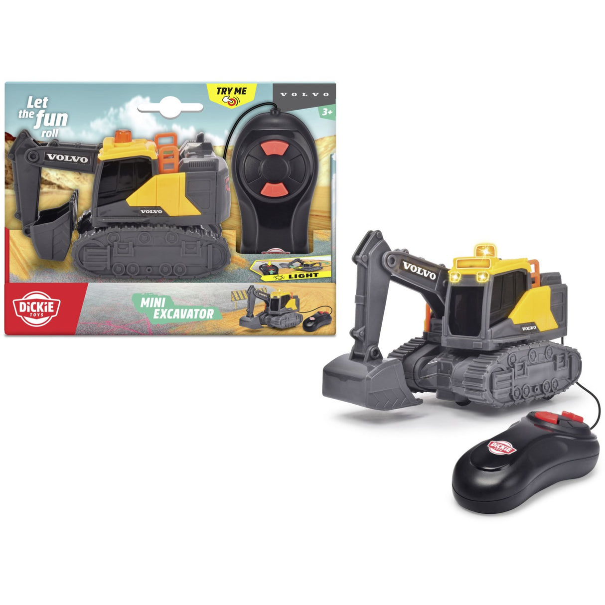 Dickie Toys Volvo Remote Controlled Mini Excavator
