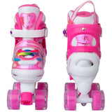 VENOR Shiny Pink Ignite LED Side-By-Side Rulleskøjter