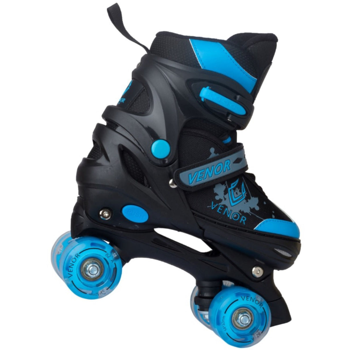 VENOR Black/Blue Ignite LED Side-By-Side Rulleskøjter