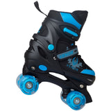 VENOR Black/Blue Ignite LED Side-By-Side Rulleskøjter