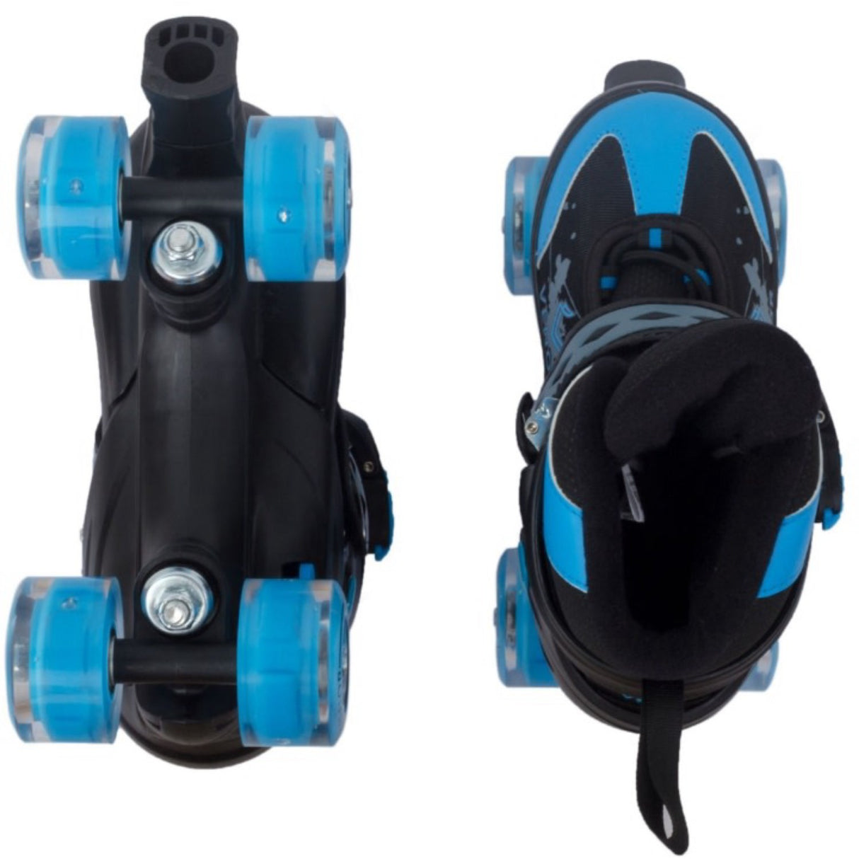 VENOR Black/Blue Ignite LED Side-By-Side Rulleskøjter
