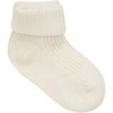 Minymo Light Taupe Baby Sock Rib 3-Pack